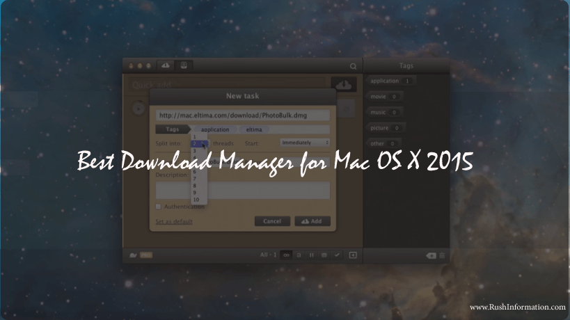 Free Mac Os X Download Manager